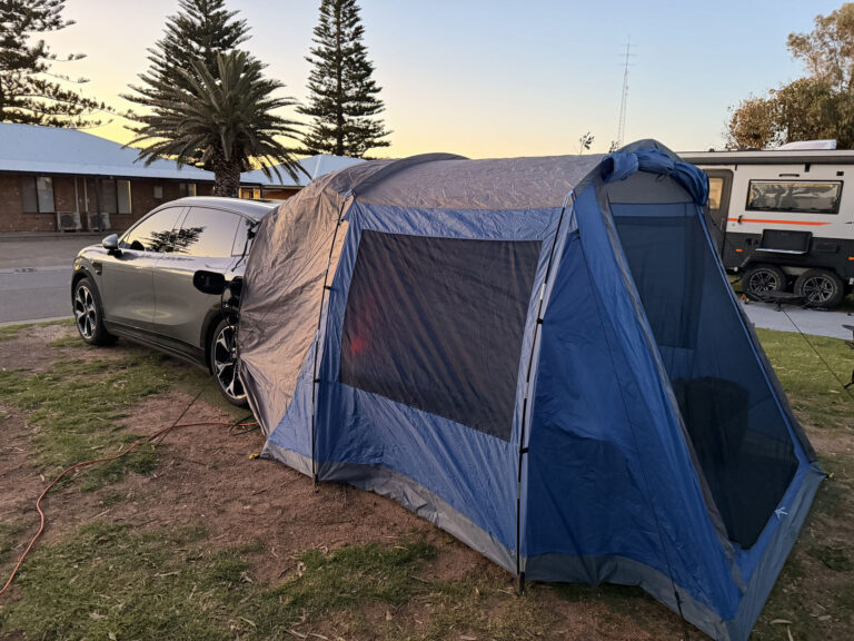 Image of the camp setup at Wallaroo