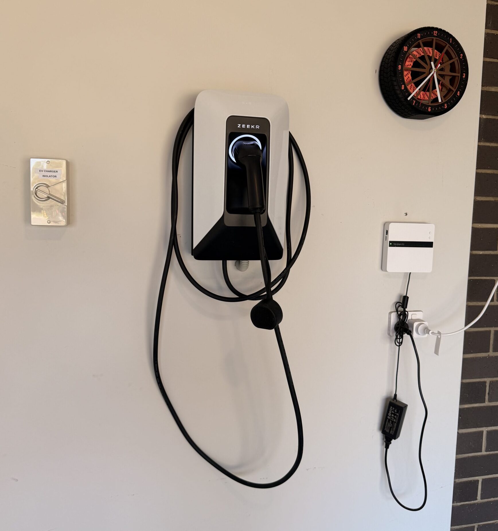 photograph of Zeekr Wall Charger in Garage