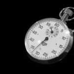 Stopwatch that signals the wait for the 7X to arrive